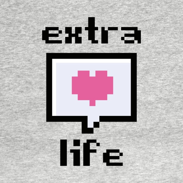 Extra Life Pixel Heart by theoddstreet